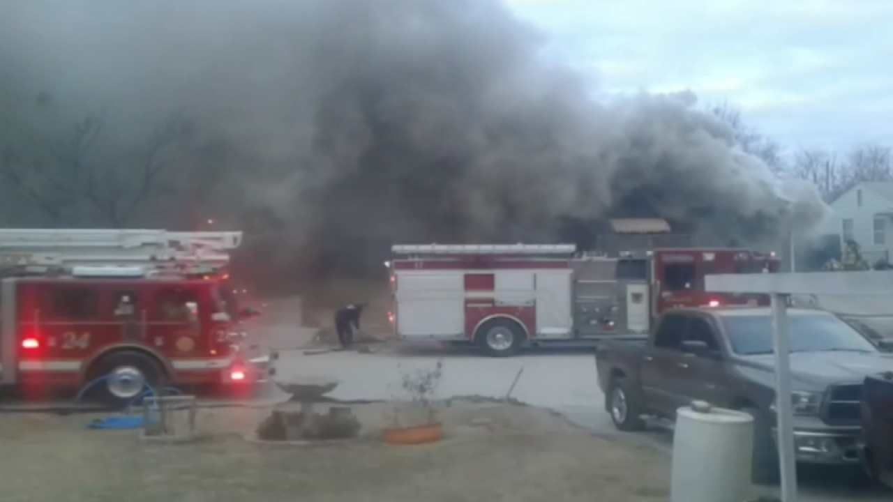 Two Men Escape Tulsa House Fire