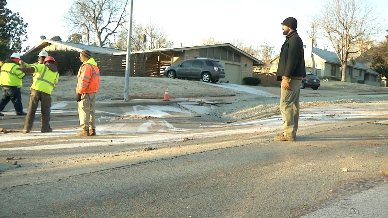 Work To Replace Broken Tulsa Water Main To Get Underway
