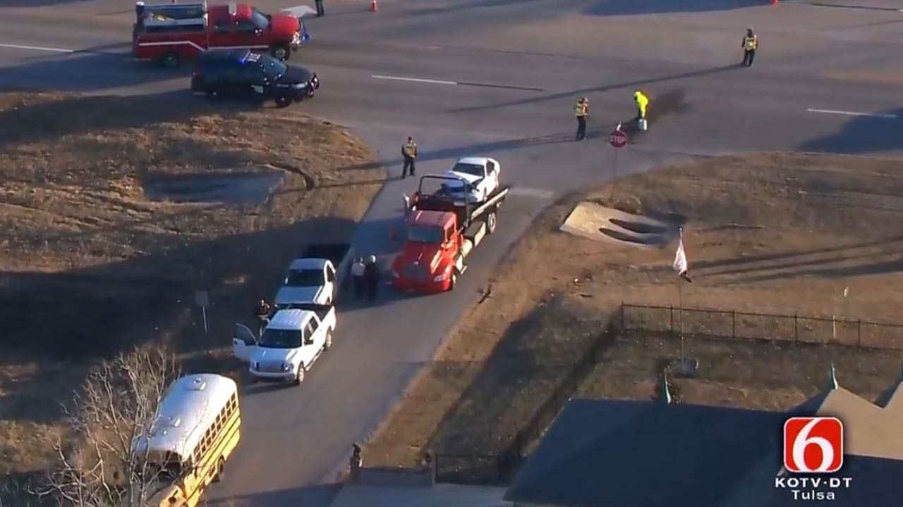 Owasso School Bus Involved In Injury Wreck