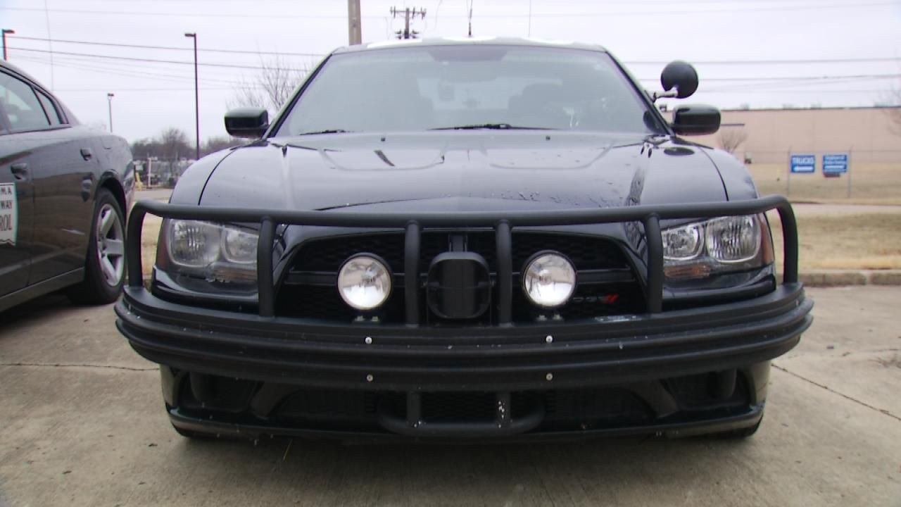 Theft Of An OHP Patrol Car Being Investigated