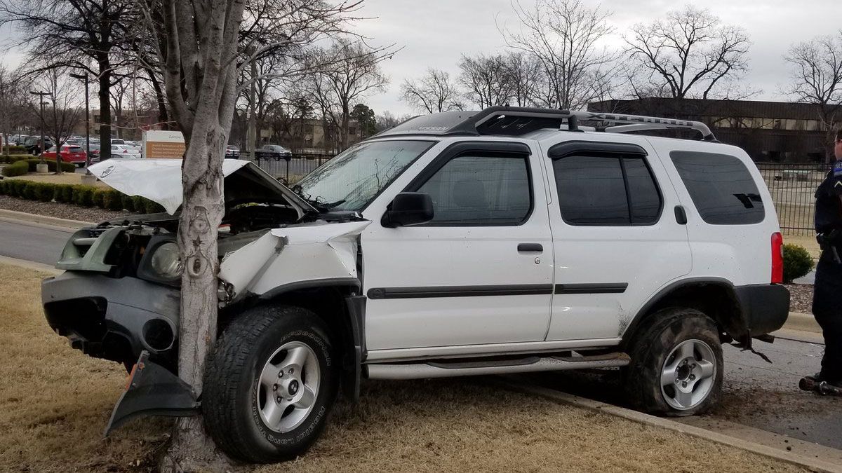 Driver Launches Car Into Tree After Starting Fire, TPD Says