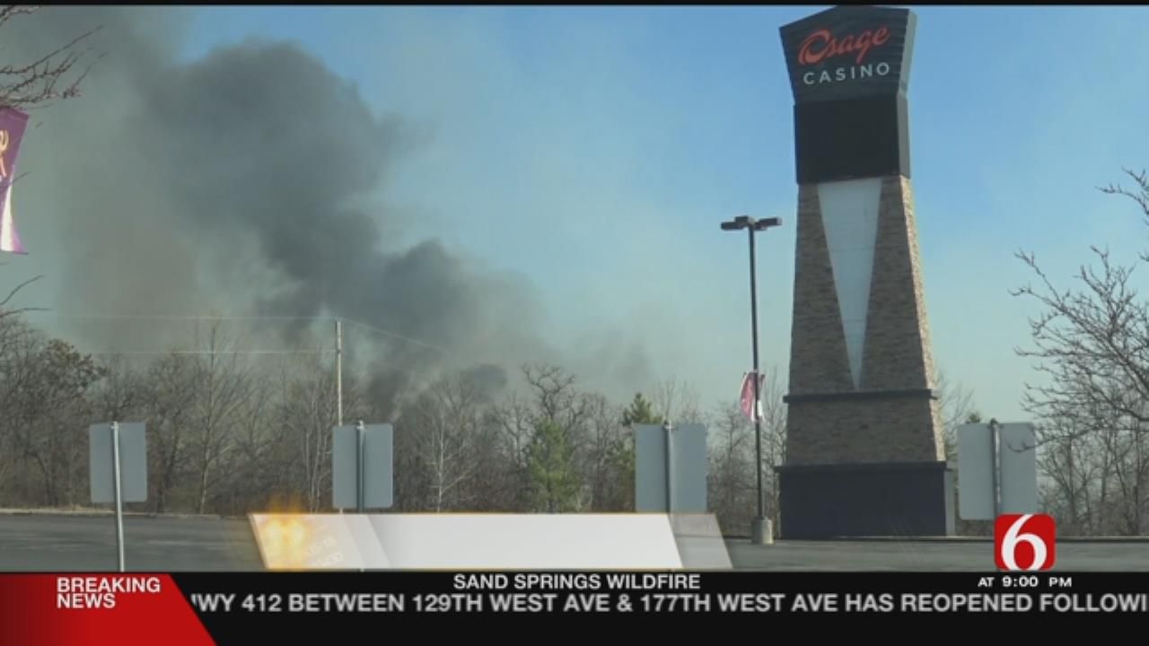 Sand Springs Grass Fires Cause Casino Evacuation