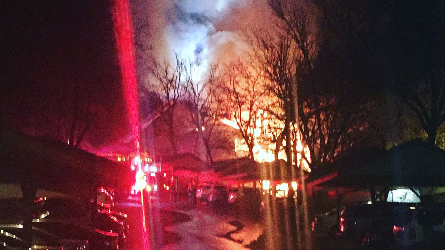 South Tulsa Condo Fire Sends Firefighter To Hospital