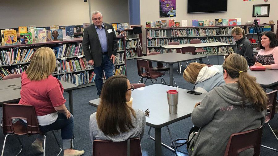 Union Teachers Meet With Legislator, Push For More Funding