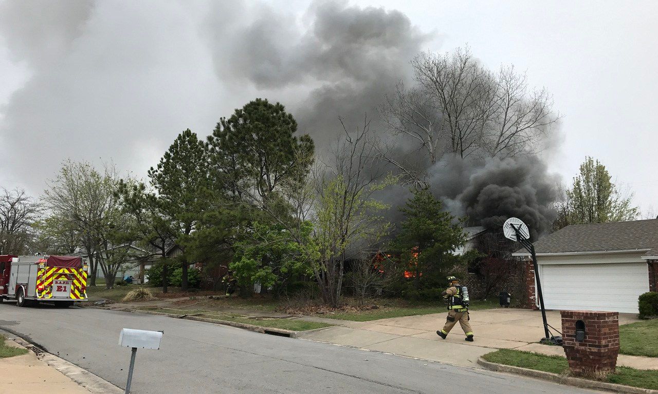 House Fire In Broken Arrow