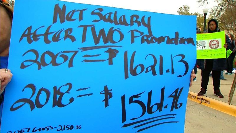 State Employees Angry Over Lack Of Funding Bow Out Of Walkout