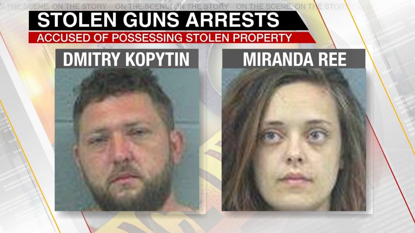 Stolen Guns Recovered After Traffic Stop In Rogers County