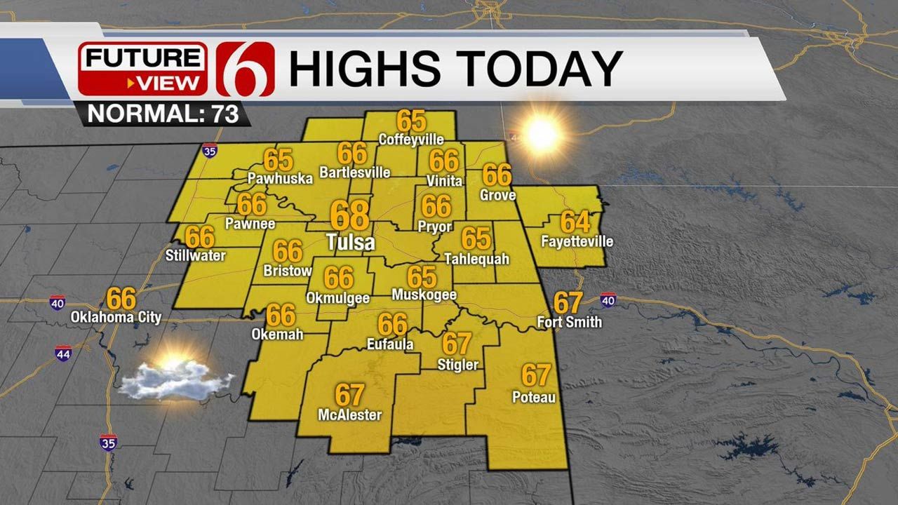 Wet Saturday For Eastern Oklahoma