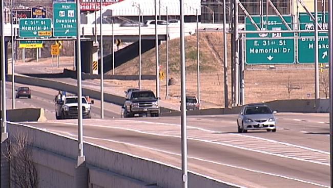 Roberts stopped on Highway 169, just south of the 71st Street Exit.