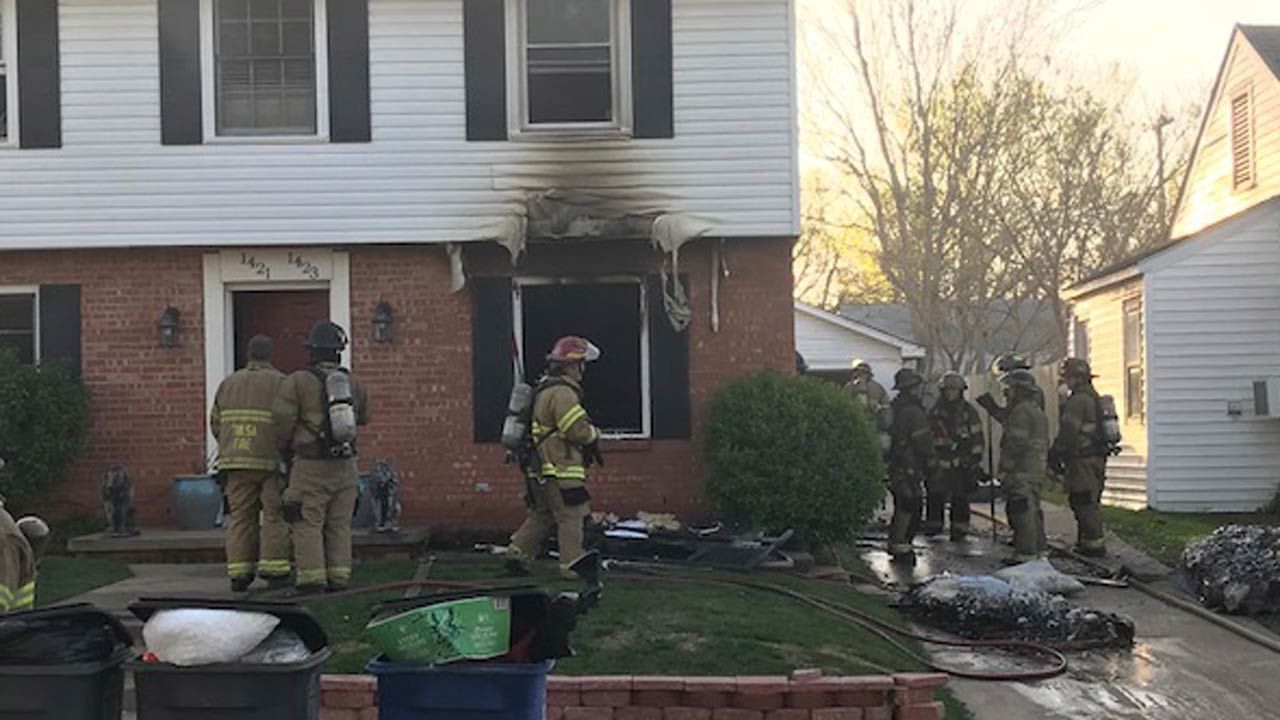 Woman Injured In Tulsa Duplex Fire