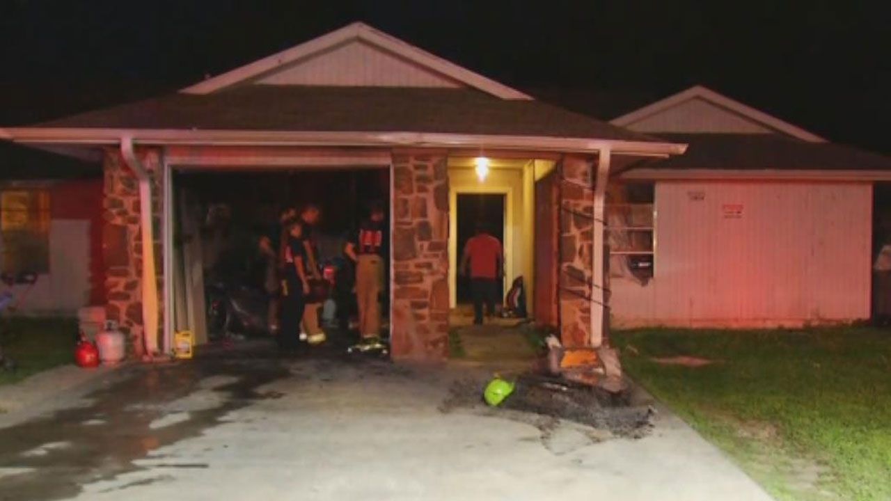 Firefighter Falls Through Ceiling At Tulsa House Fire