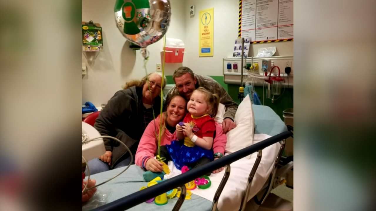 3-Year-Old Glenpool Girl Diagnosed With Inoperable Brain Tumor