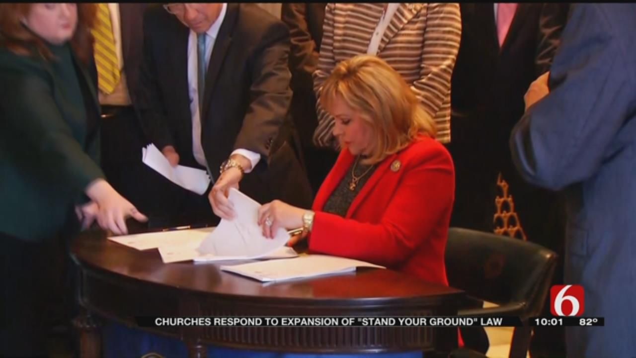 New Law Expands 'Stand Your Ground' To Include Places Of Worship