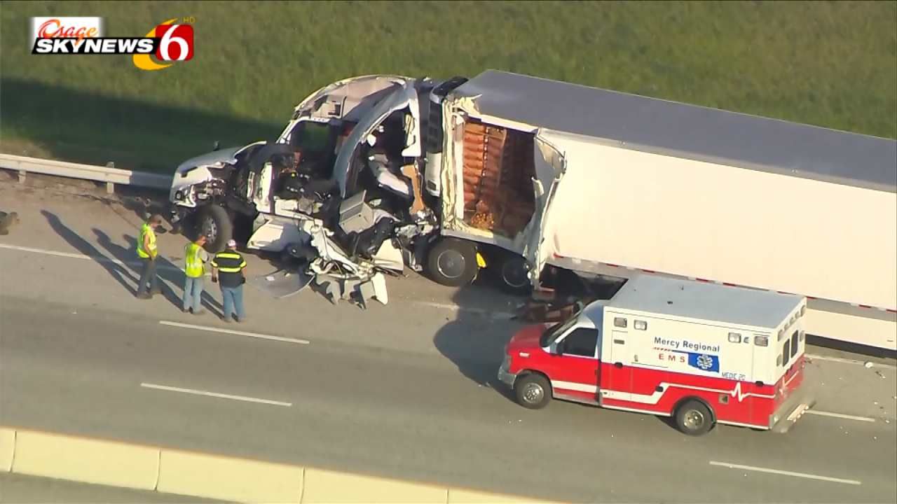 Crash Stops Eastbound Traffic On Will Rogers Turnpike Near Vinita