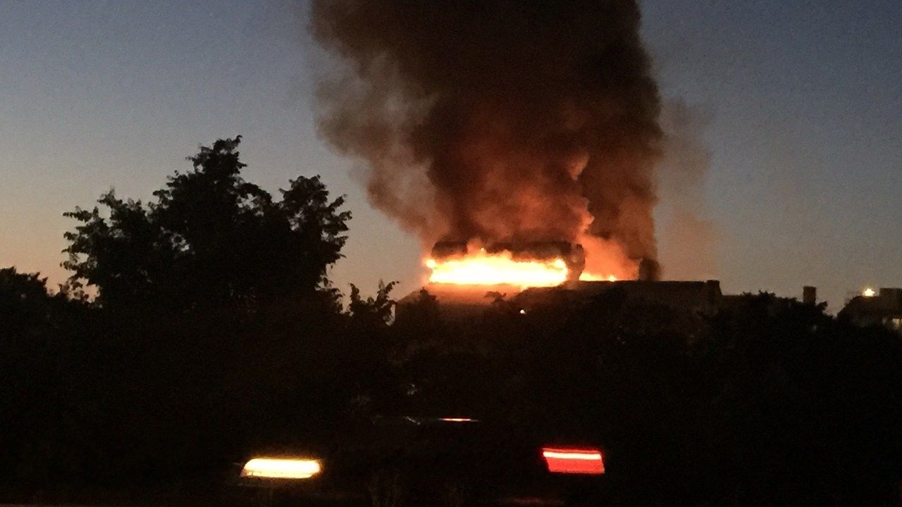 Glass Plant Explosion In Henryetta