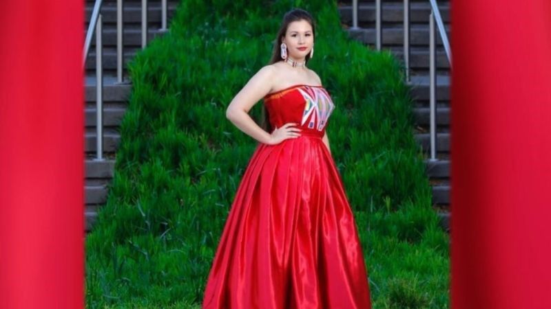 Oklahoma Teen Represents Native Heritage In Viral Prom Dress