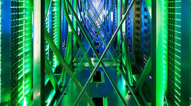... from inside the Mayes County Google data center from the virtual tour