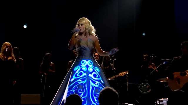Carrie Underwood Wins Grammy Her Dress Steals The Show