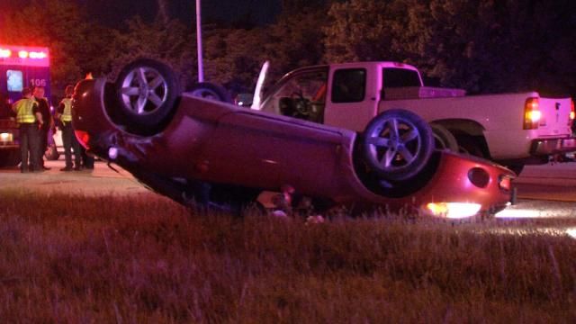 Man Hurt When Car Rolls On Broken Arrow Expressway