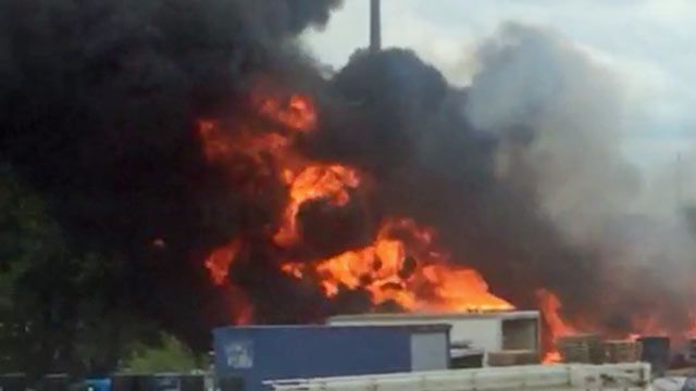 Midtown Tulsa Pallet, Vehicle Fire Likely Cause By Cigarette