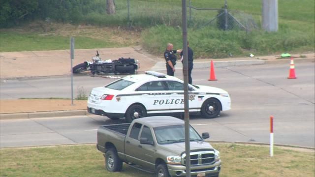 Motorcyclist Injured In Tulsa Crash