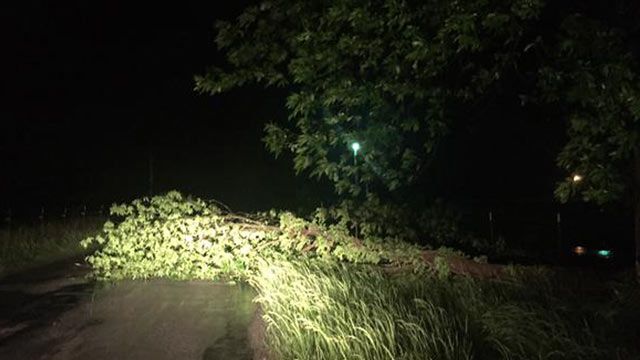 Showers, Thunderstorms Drench Eastern Oklahoma