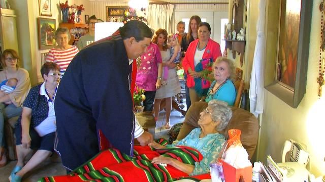 Osage Tribe Centenarian Blessed On Her Birthday