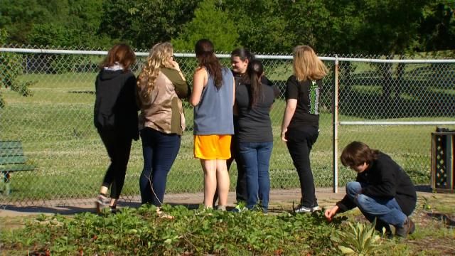 Berryhill Students Learn Biology In West Tulsa Community Garden