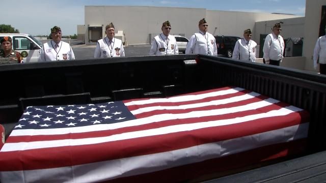 Retired Oklahoma Marine Dog Given Military Funeral