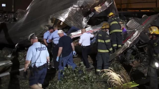 Six Killed When Amtrak Train Derails In Philadelphia