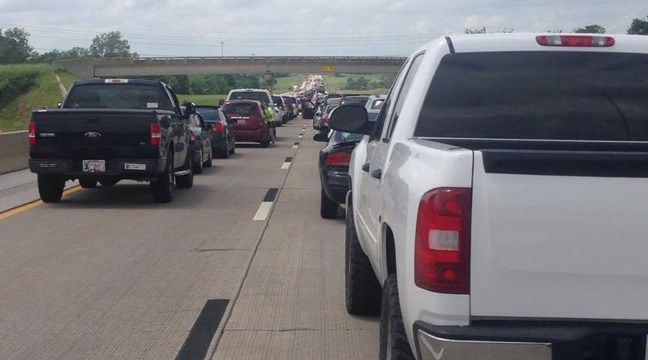 Injury Wreck Blocks Northbound Muskogee Turnpike Near Broken Arrow