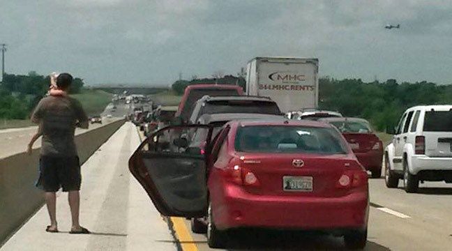 Multi-Vehicle Wreck Blocks Northbound Muskogee Turnpike Near Coweta