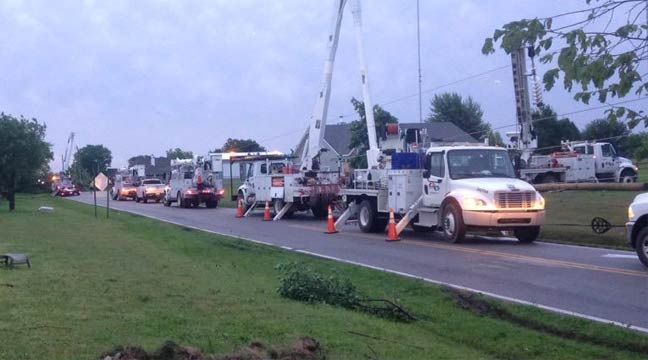 Green Country Waking To Power Outages, Storm Damage