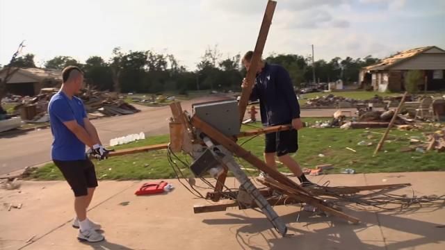 Oklahomans Support West Virginia At Big 12 Tournament For Its Relief Efforts During Moore Tornado