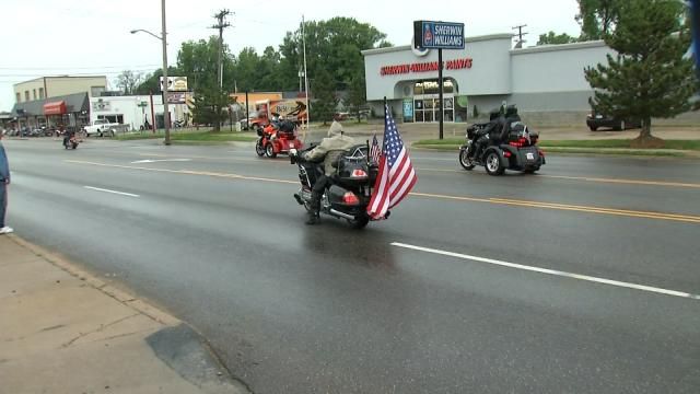 Tulsa Bikers Honor Veterans With American Hero Ride
