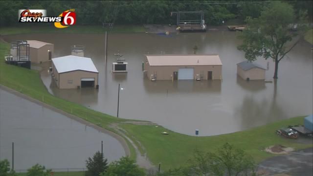 Osage SkyNews 6 HD Flies Over Tulsa Area Flooding