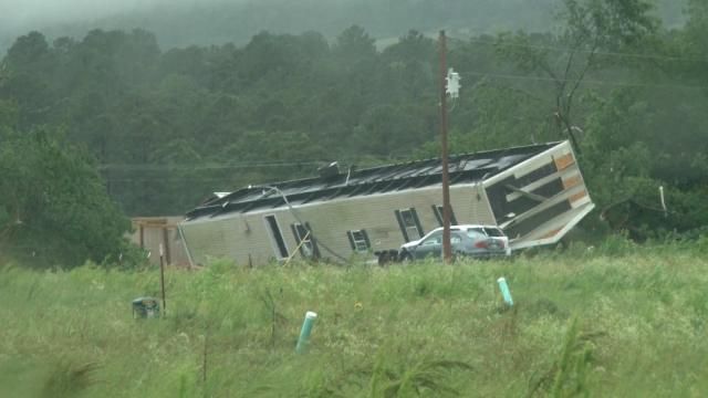 Storms, Possible Tornado Cause Extensive Damage Near Poteau