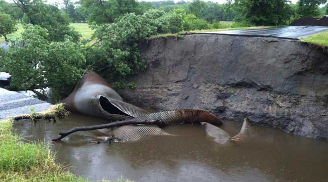 Some Oklahoma Highways, Many Roads Closed By Flood Damage