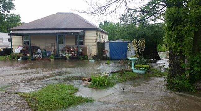 Severe Storms, Torrential Rainfall Move Through Eastern Oklahoma