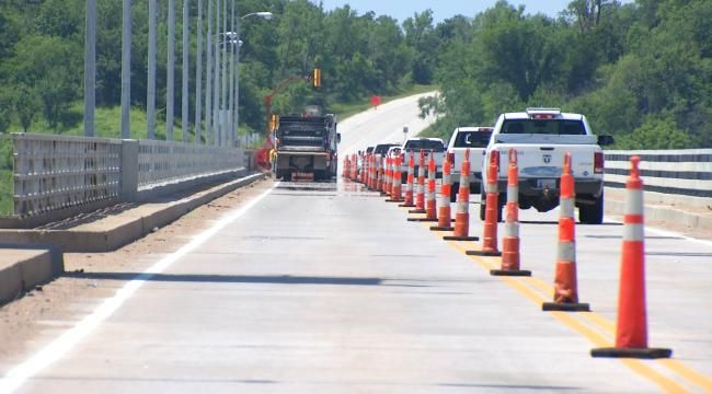 Drivers Facing Bumpy Ride Leading Up To Keystone Dam Bridge
