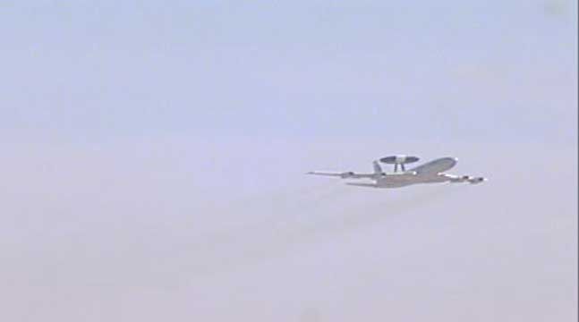 AWACS Jet Uses Tulsa To Practice Takeoffs And Landings