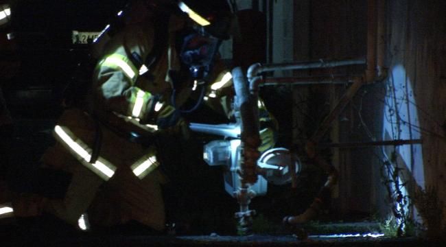 Car Damages Midtown Tulsa Gas Line