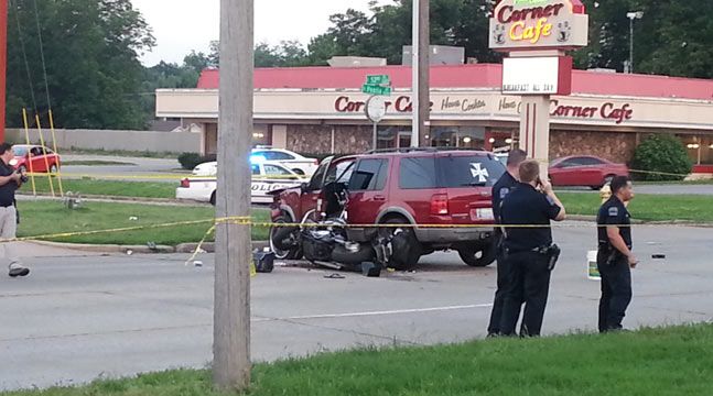 Two Critical When Motorcycle, SUV Collide On Tulsa Street