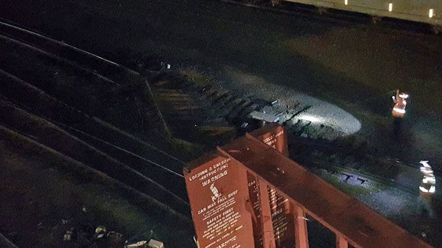 Six Railroad Cars Derail In West Tulsa Train Yard