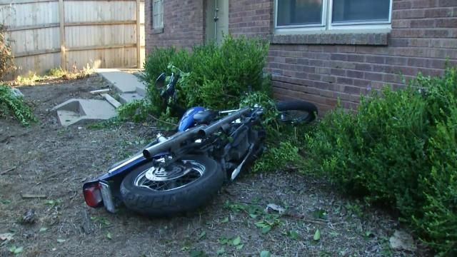 Tulsa Homeowner Finds Wrecked Motorcycle In Yard