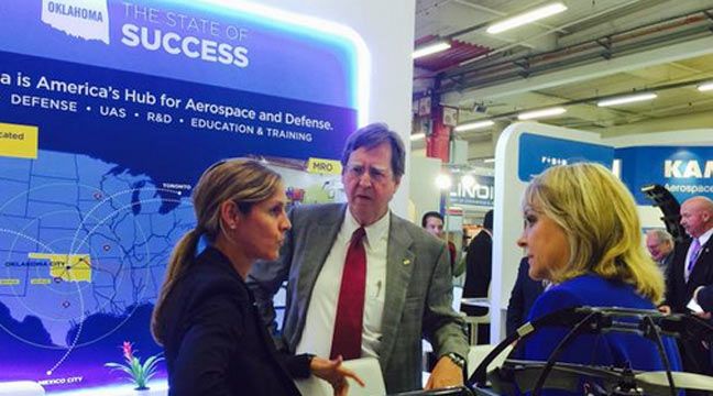Oklahoma Delegation Courts Aerospace Industry At Paris Air Show