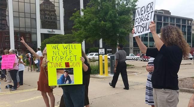 Family, Friends Protest Death Of Nowata Man Killed By OHP Trooper