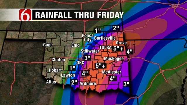 Major Flooding Event Expected Across Eastern Oklahoma