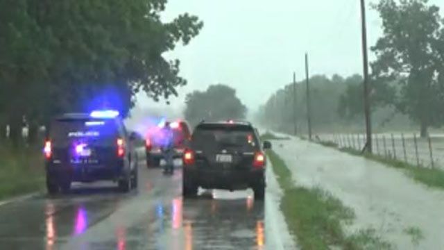 Driver Rescued From High Water, Memorial Drive Closed