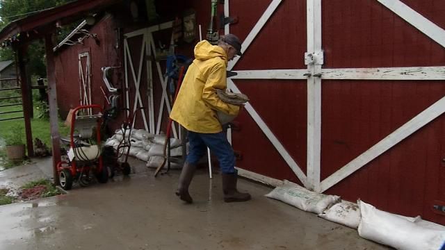 Owasso Residents Protecting Property As Floodwaters Rise